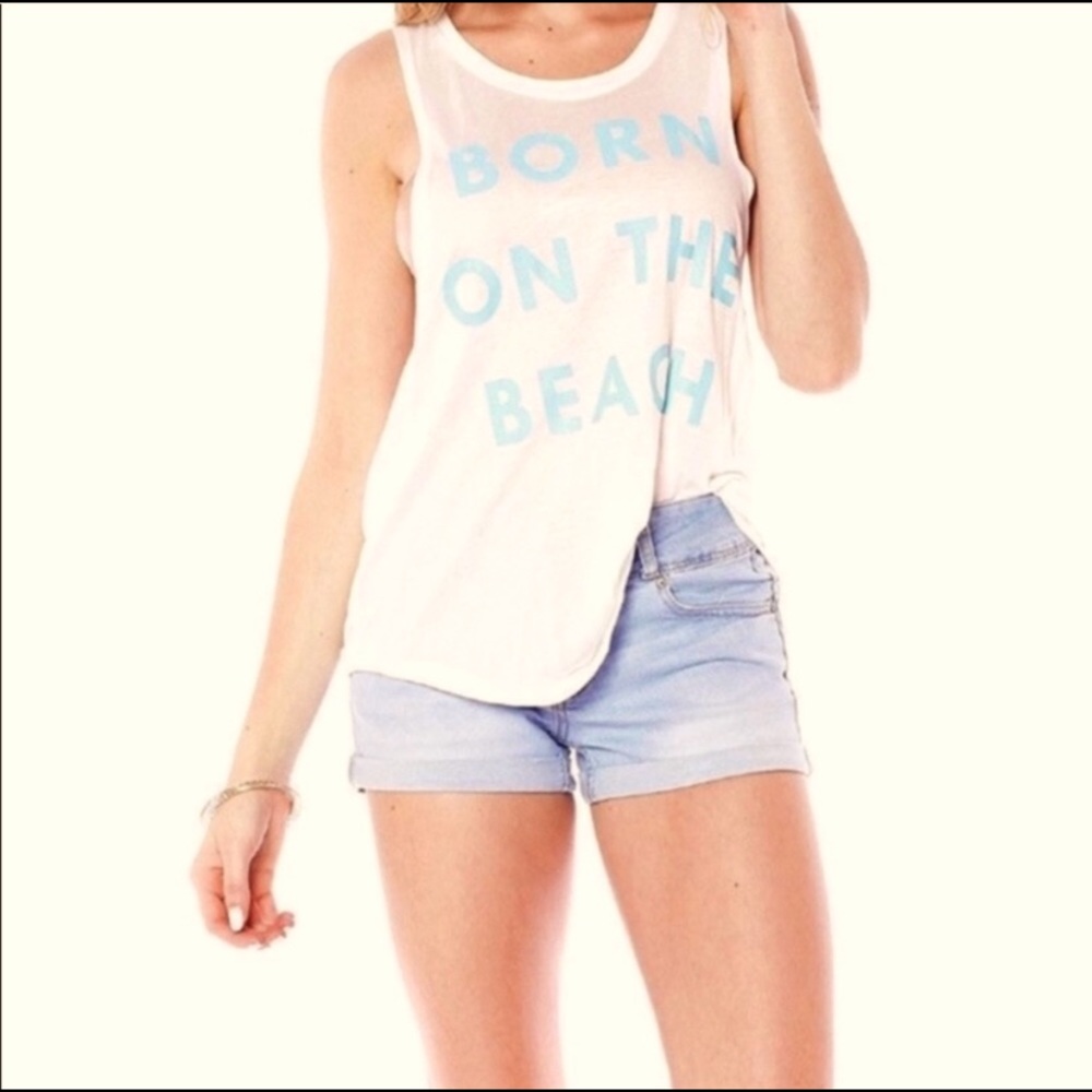 Born on the Beach Tank New Boutique - Picture 2 of 3